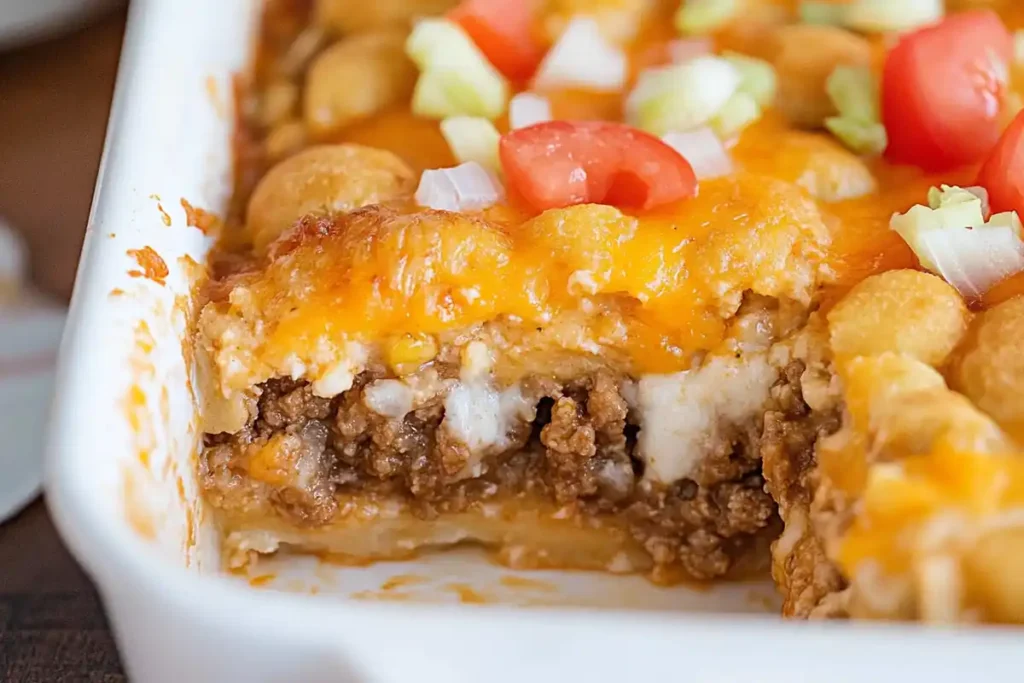 Big Mac Tater Tot Casserole