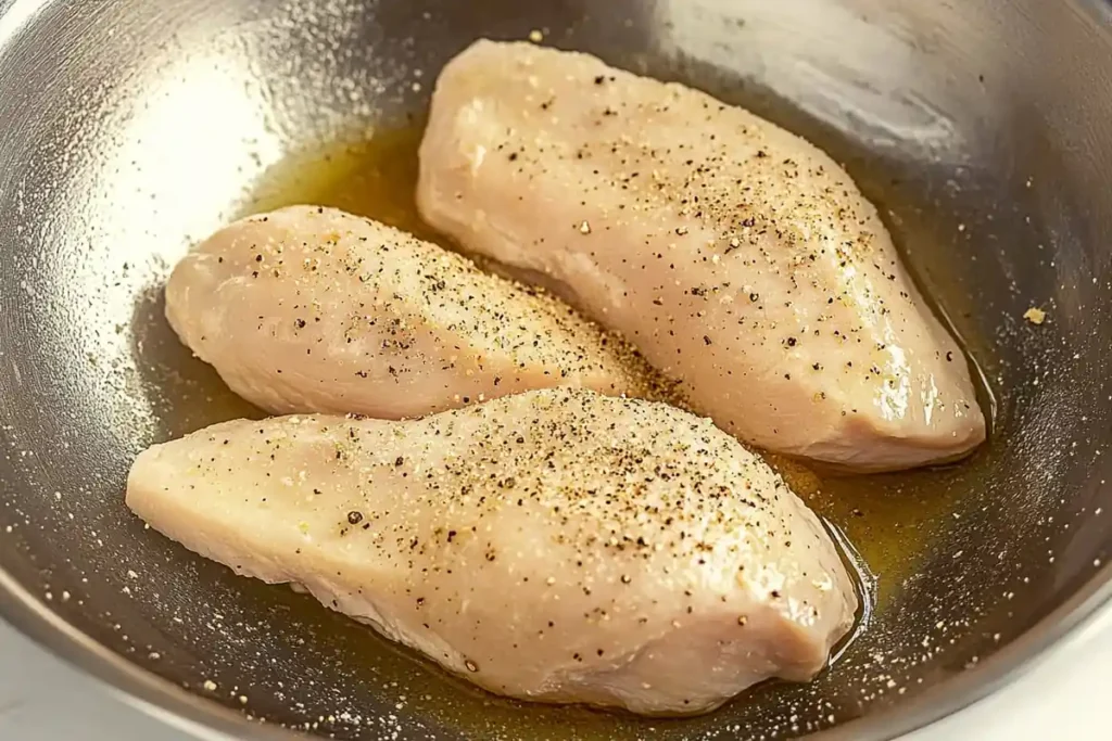 Parmesan Garlic Chicken Pasta recipe chicken breast seasoning