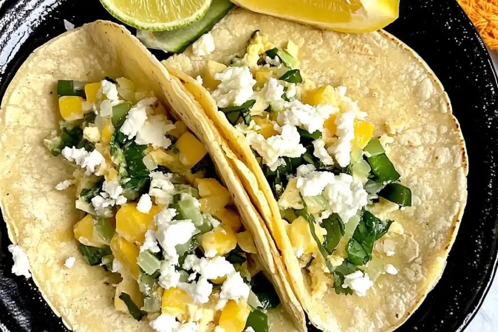 Tacos de Rajas con Crema