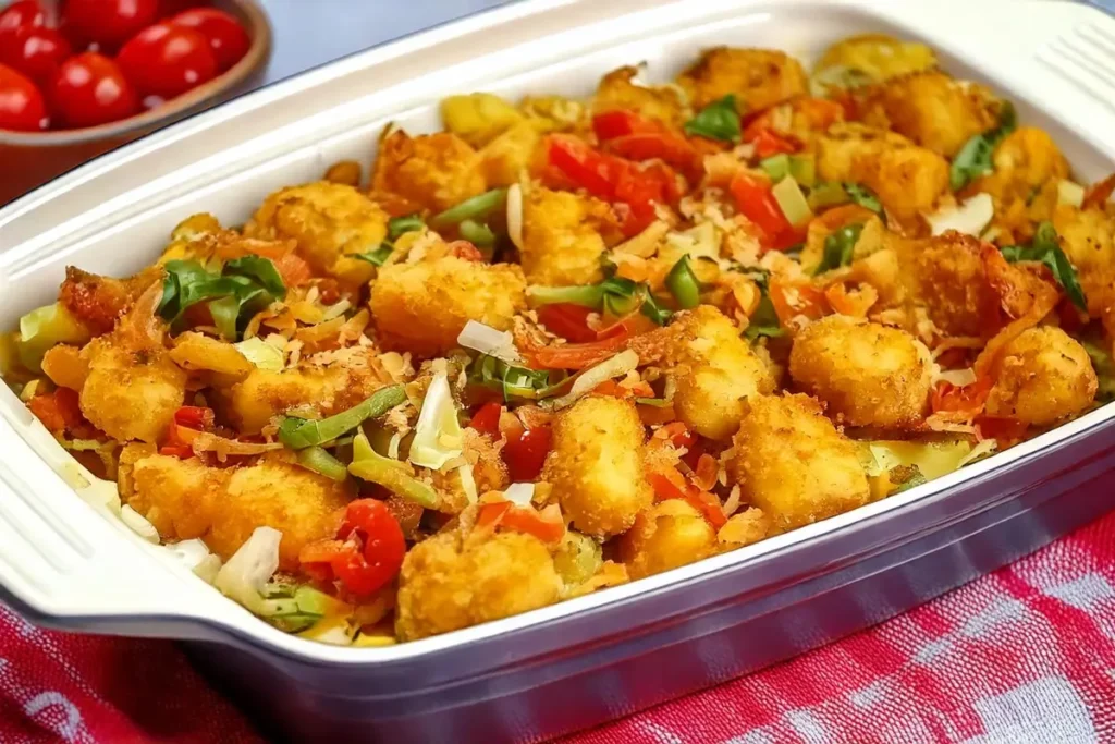 big mac tater tot casserole