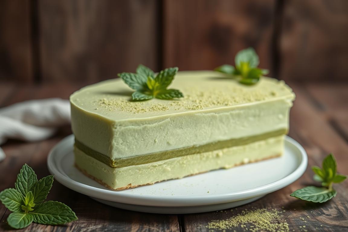 matcha mousse cake