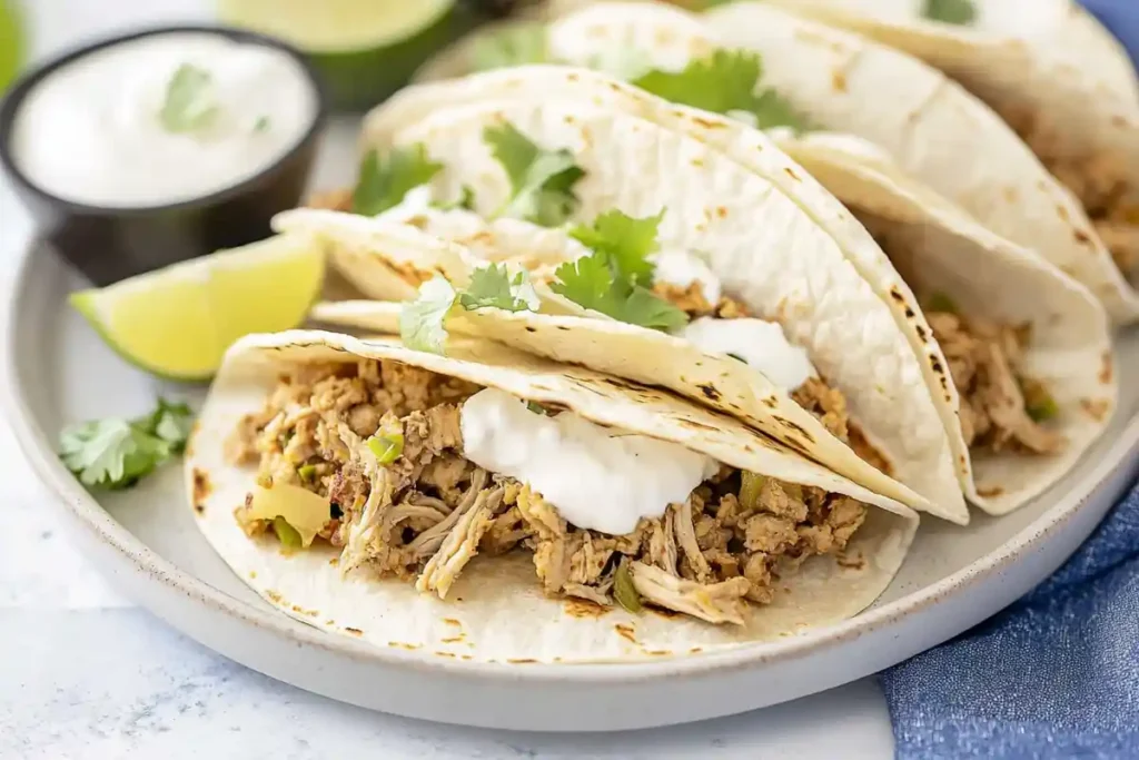 school chicken taco lunch​