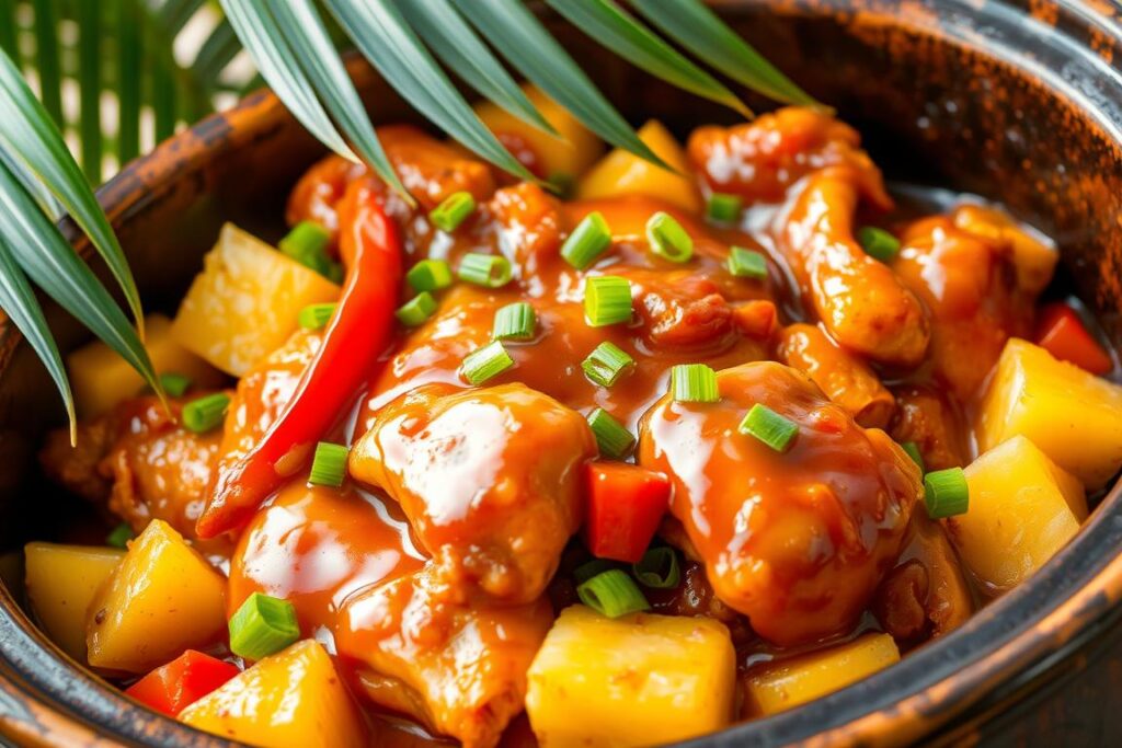 sweet hawaiian crockpot chicken