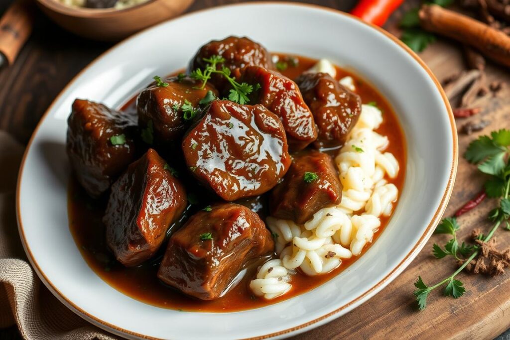 Which method of cookery is most suitable for cooking beef cheeks