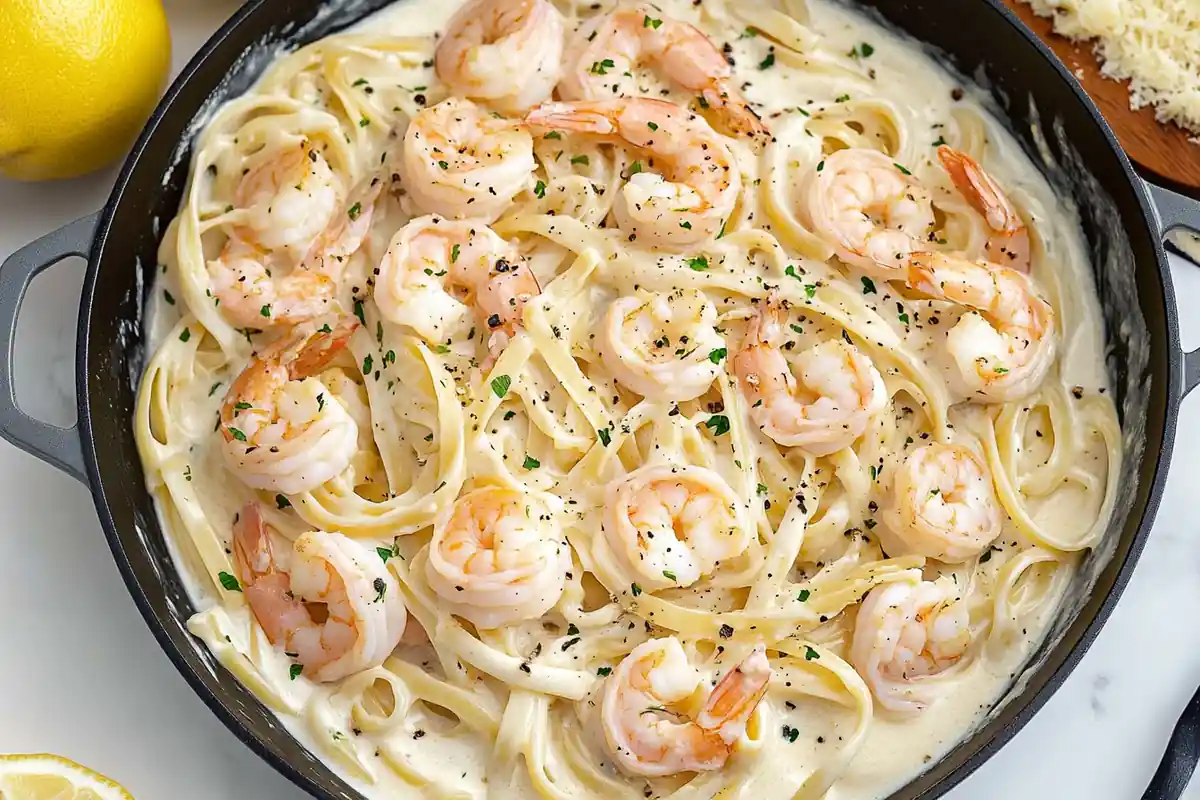 what dessert goes well with shrimp alfredo