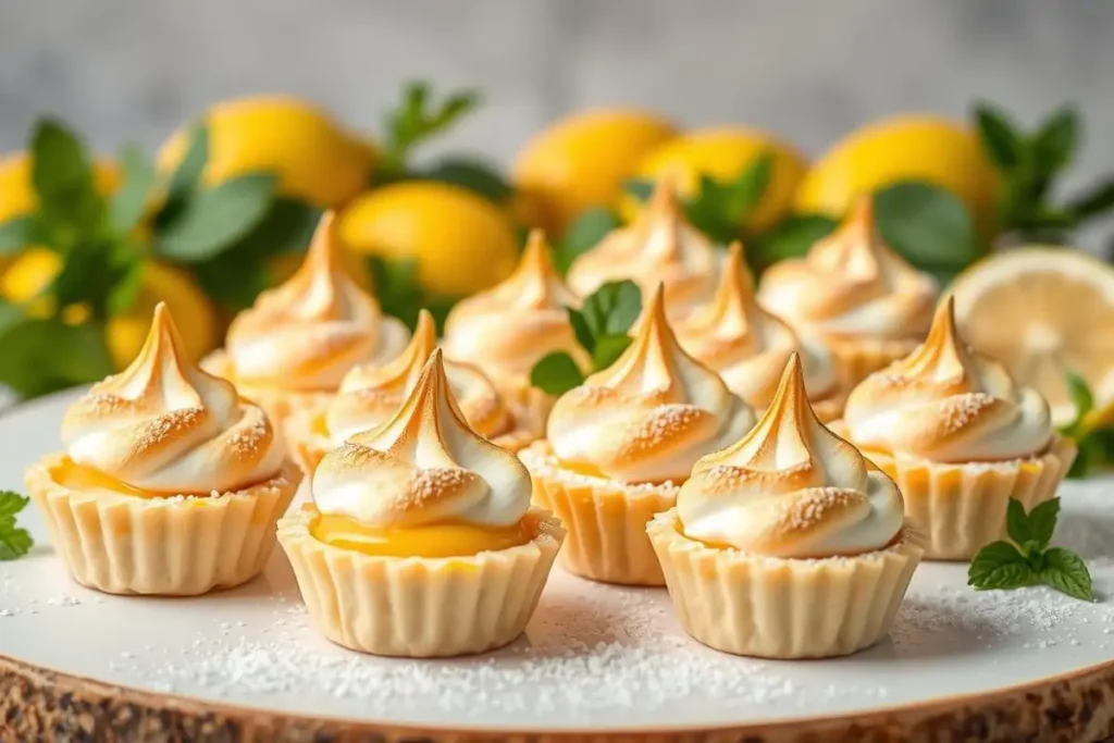 mini lemon meringue tart calories