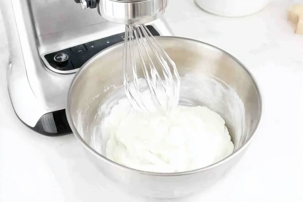 preparing the Cloud Cake recipe